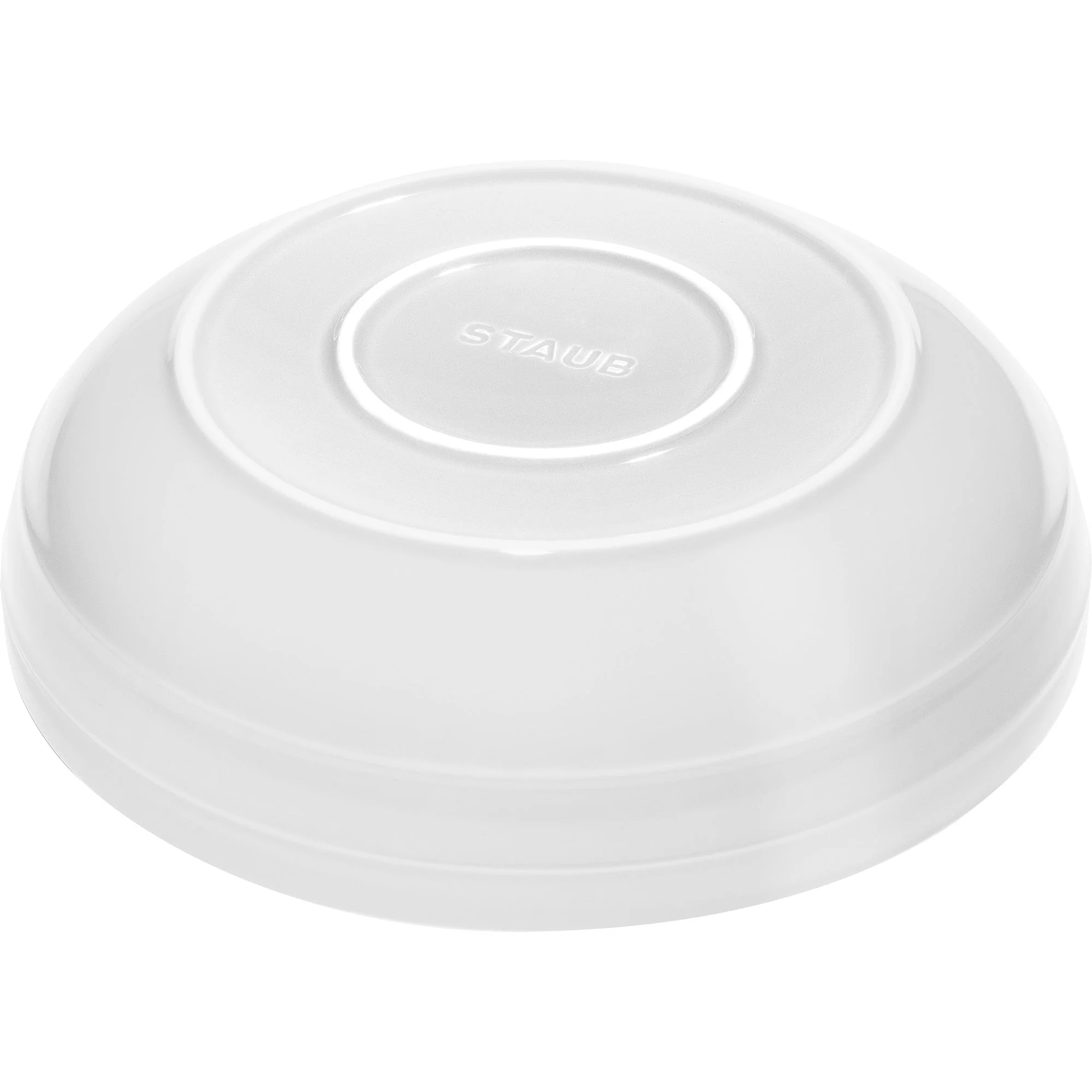Staub Ceramic 11.5-inch Shallow Serving Bowl - White - Image 5