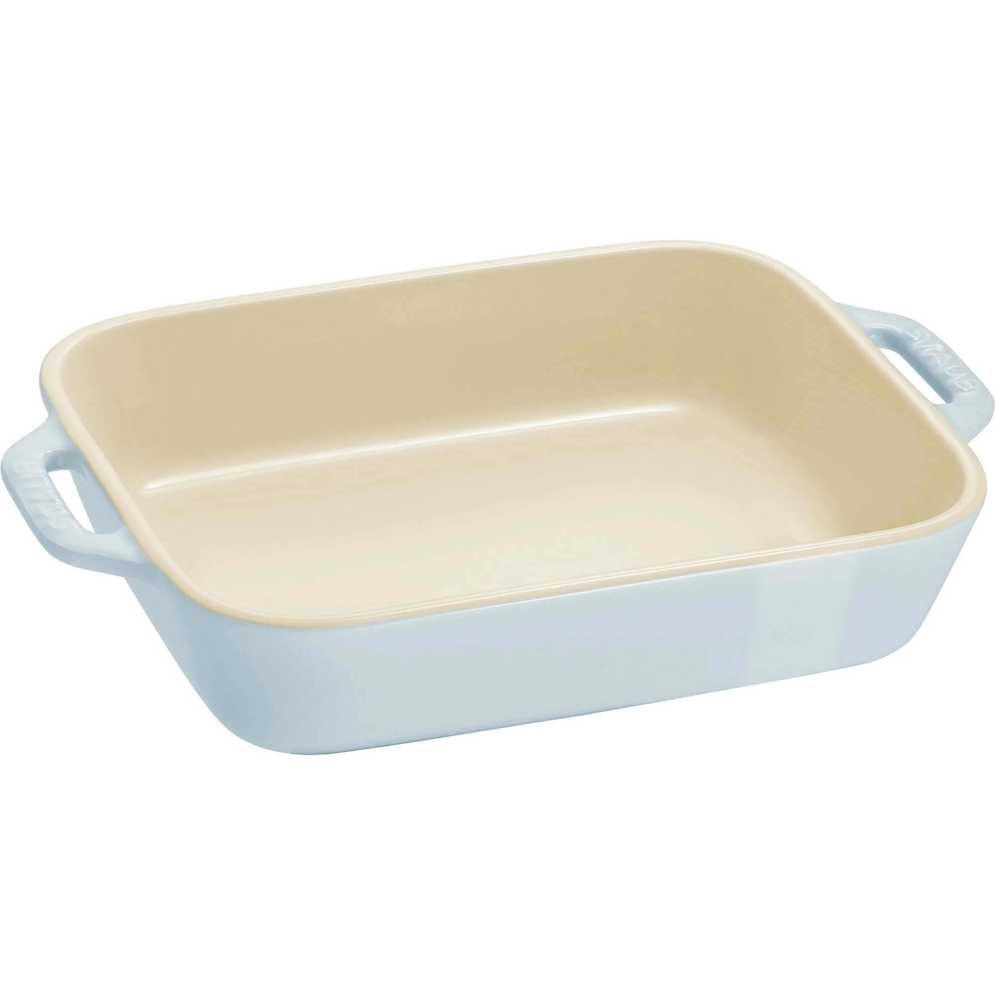 Staub Ceramic 2-pc Rectangular Baking Dish Set - Macaron Pastel Blue - Image 5