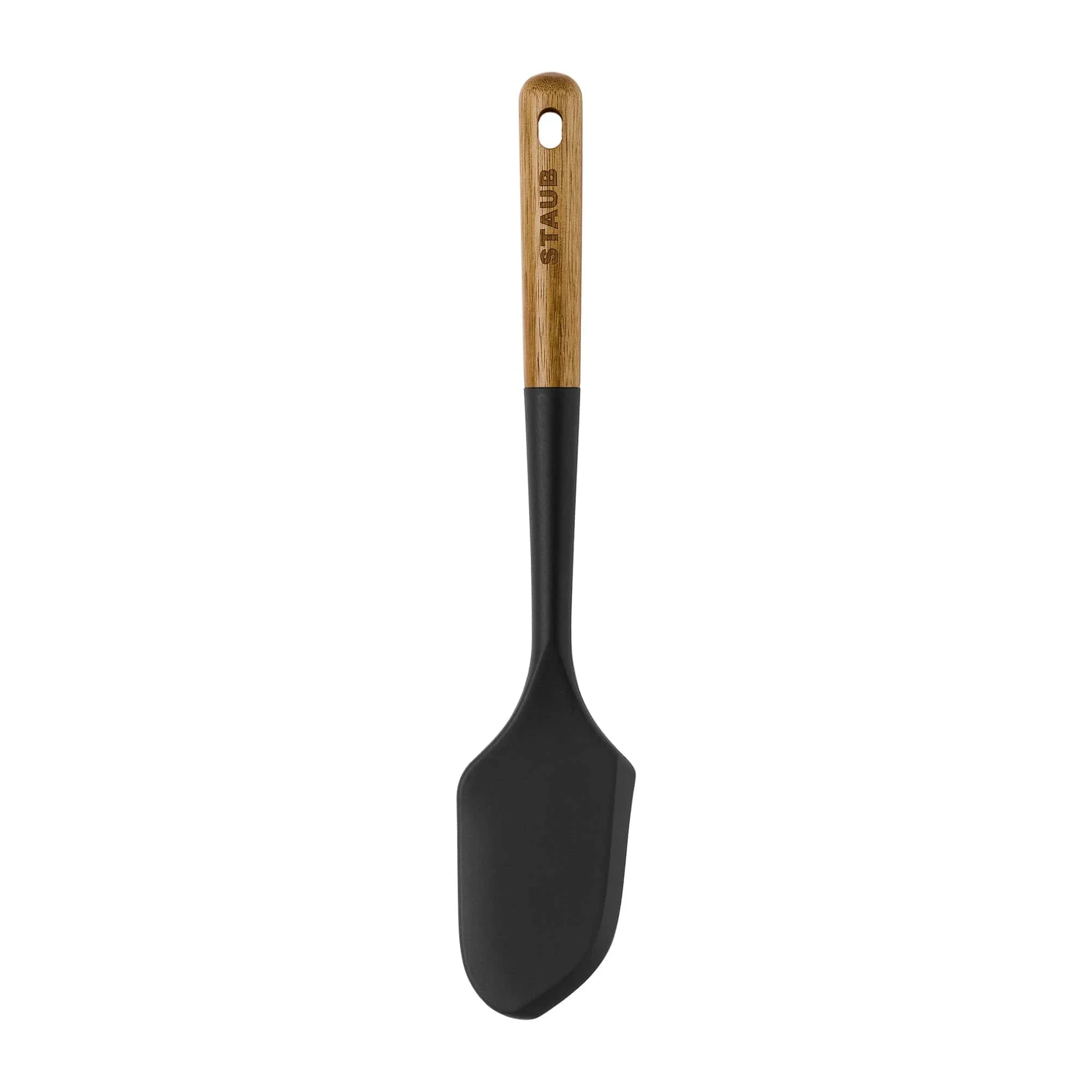 Staub Silicone Spatula, BPA-Free Cooking Utensil with Wood Handle - Image 4