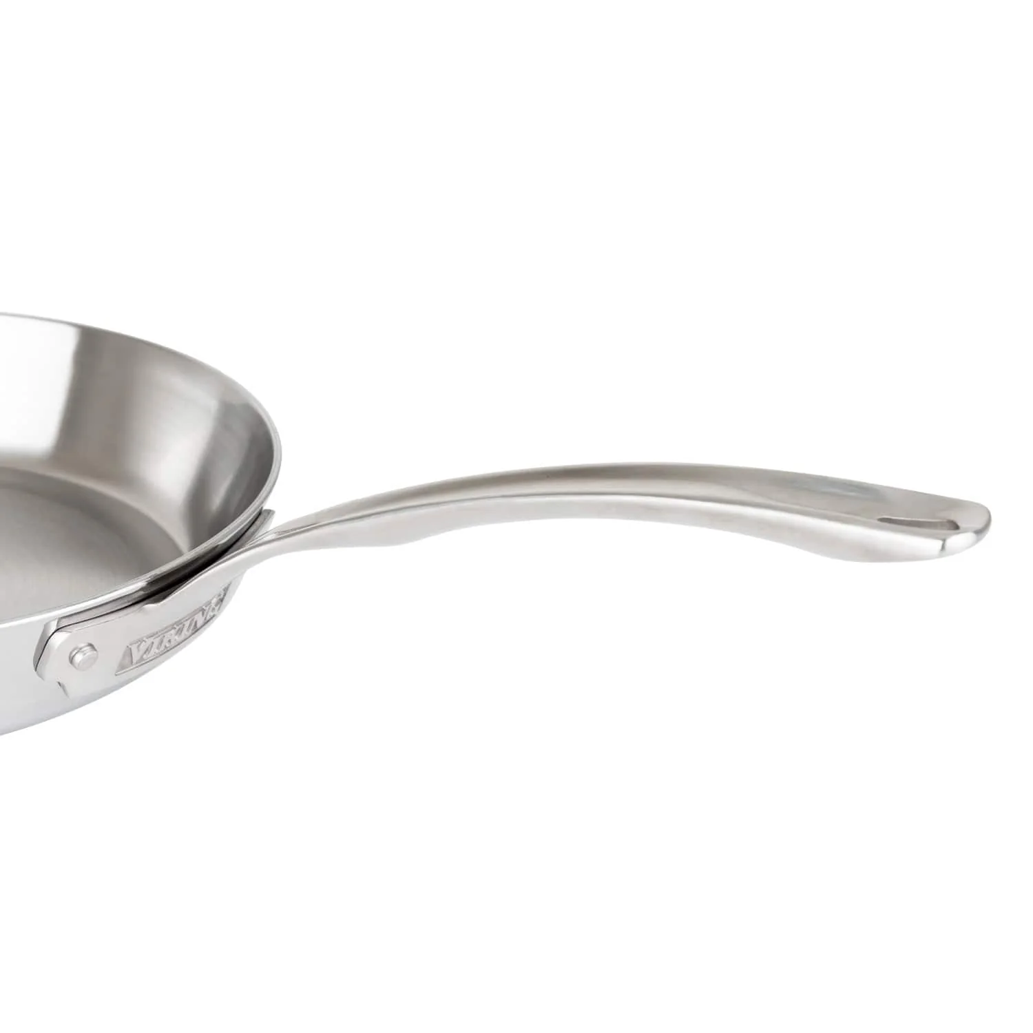 Viking Contemporary 3-Ply 10-inch Fry Pan, Mirror Finish - Image 4