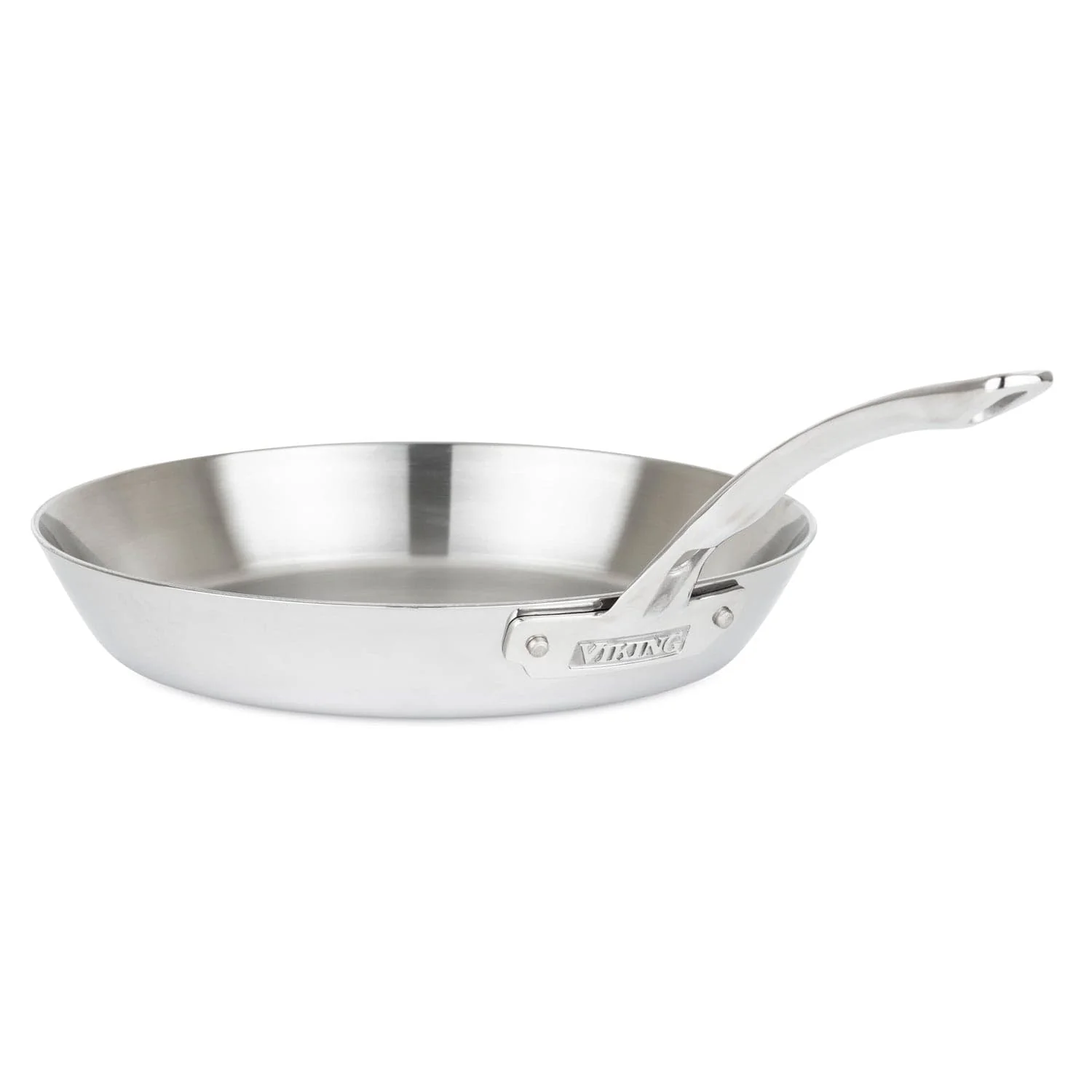 Viking Contemporary 3-Ply 12-inch Fry Pan, Mirror Finish