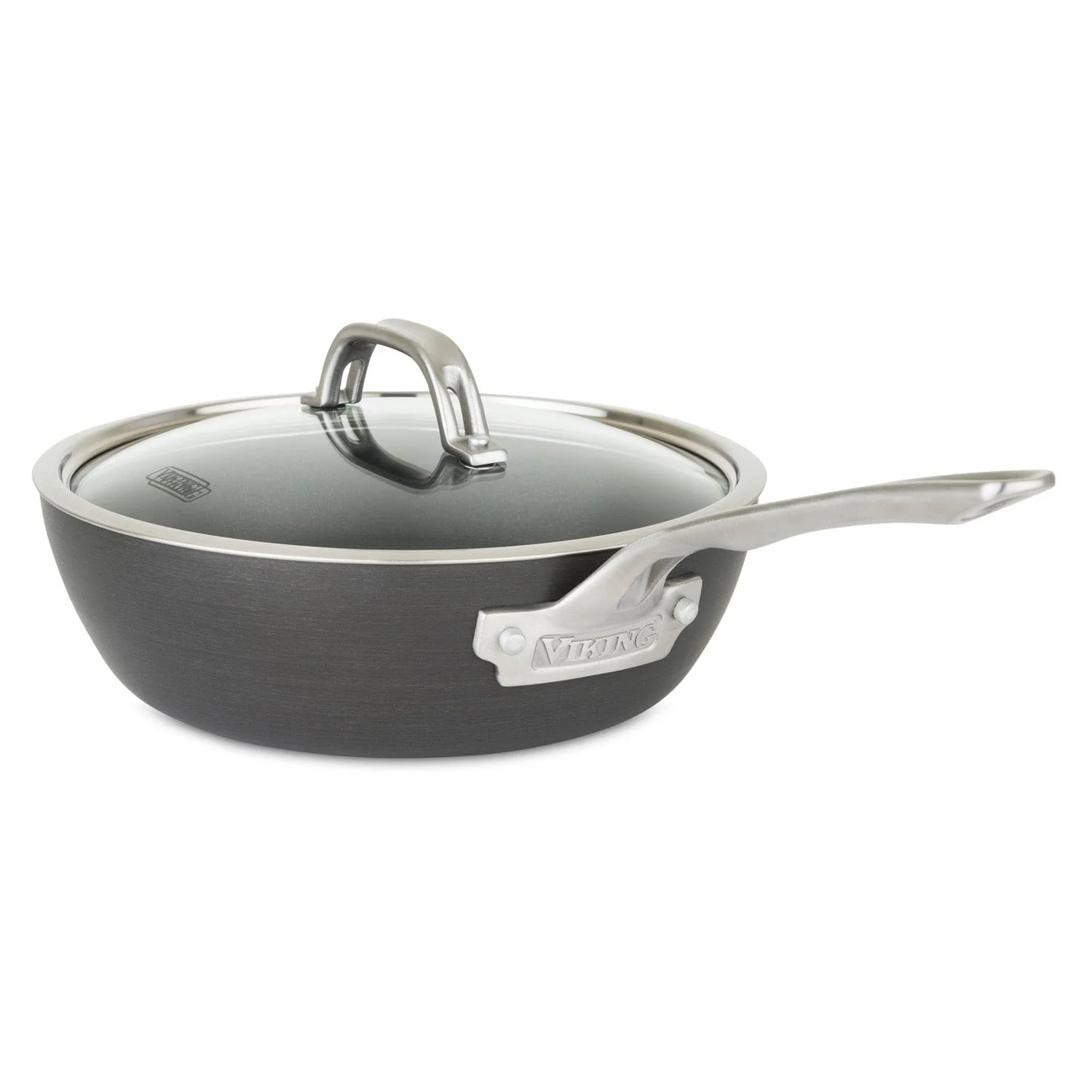 Viking Hard Anodized Nonstick 3-qt Saucier Pan