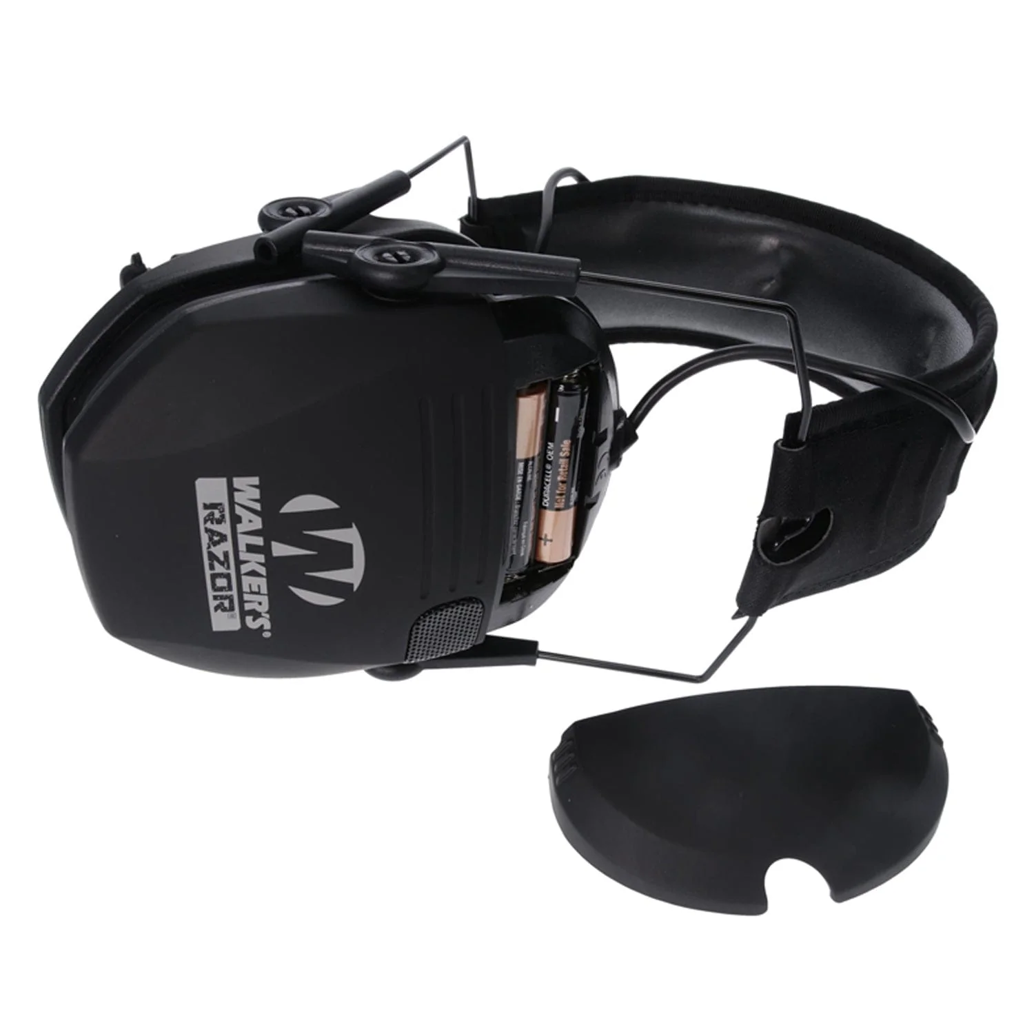 Walker's Game Ear Razor Slim Electronic Muff, Black, Black - Image 2