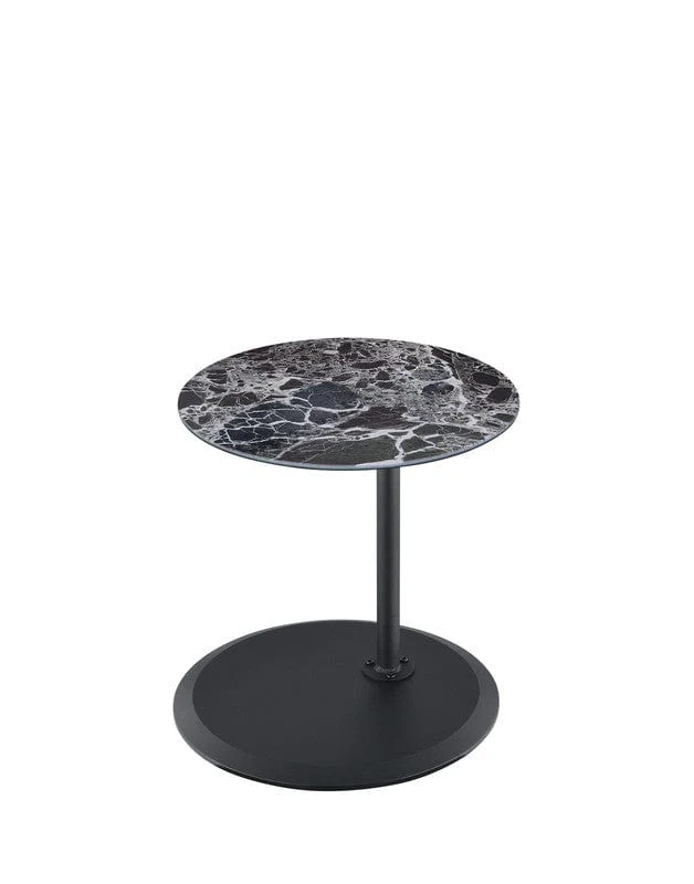 Willow & Hearth Orbit 15.5"W End Table with Height Adjustable Black Marble Textured Top - Image 3