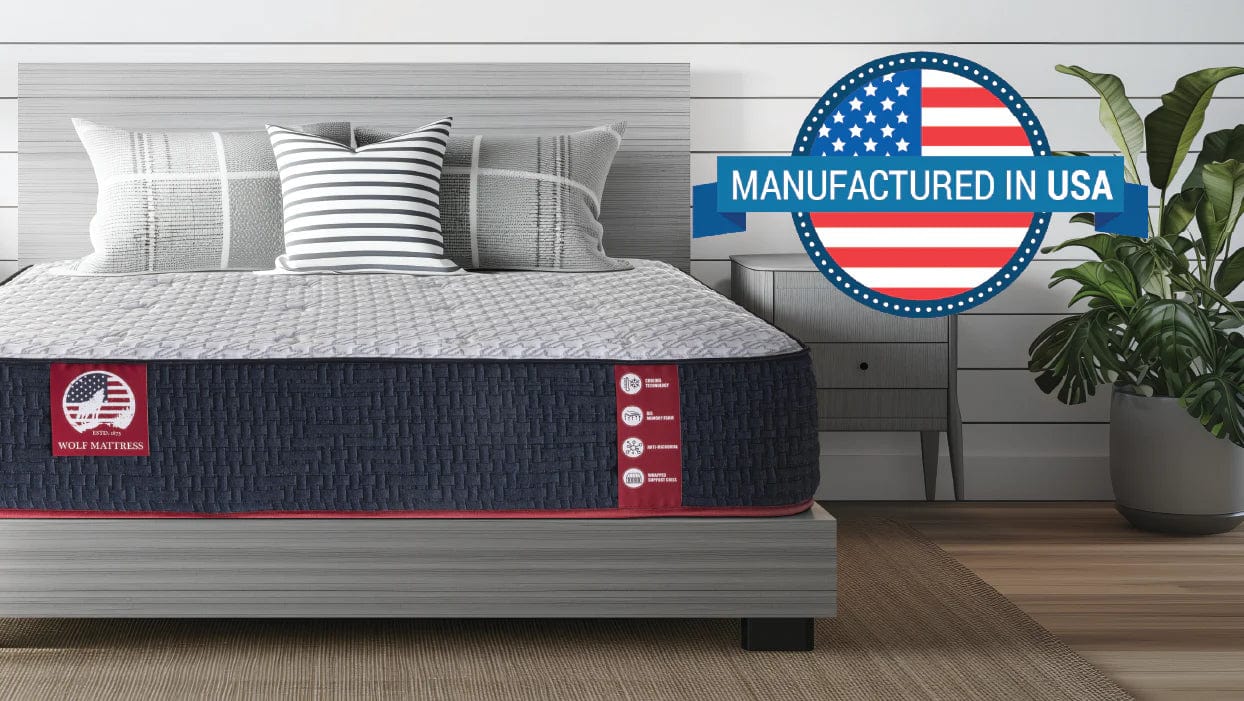 Wolf Mattress Queen 11-Inch Luna Memory Foam Hybrid Mattress, Plush Comfort, Medium Firm, Cool Touch, Anti-Microbial w/ Pocketed Coil System - Image 12