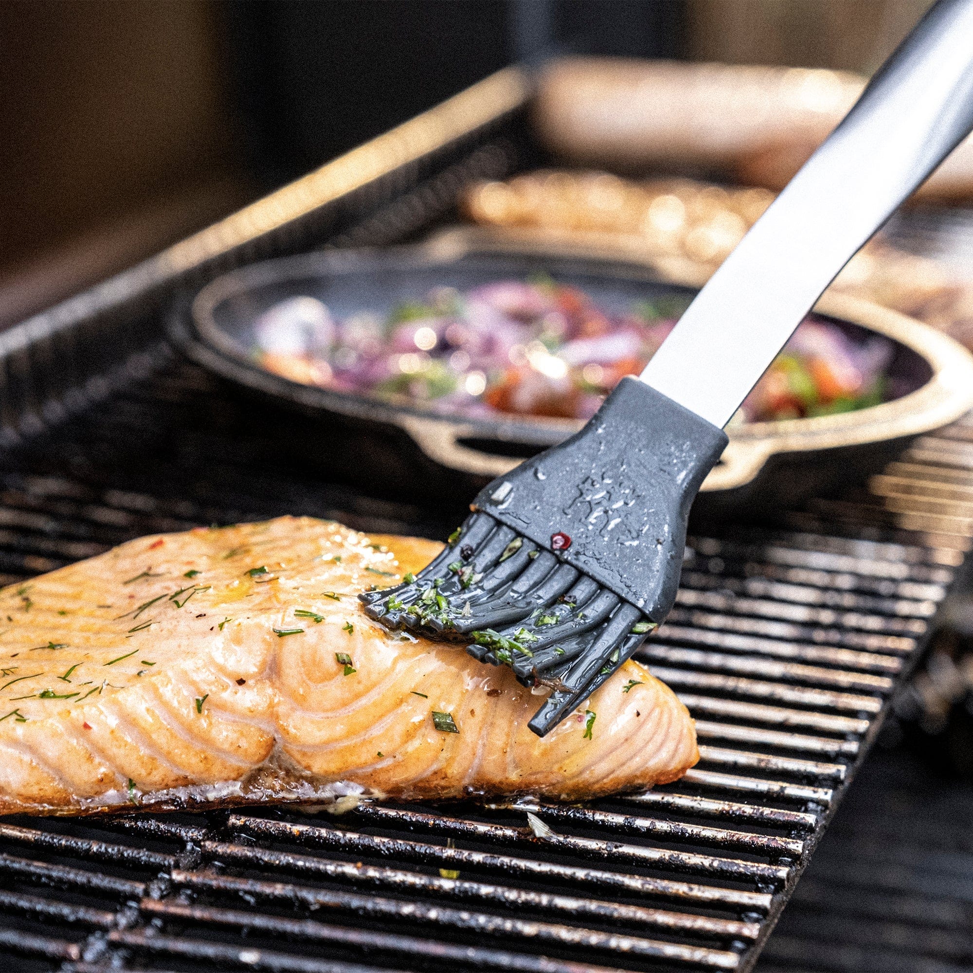 Zwilling BBQ+ 16-inch Silicone Basting Brush with Stainless Steel Handle - Image 2