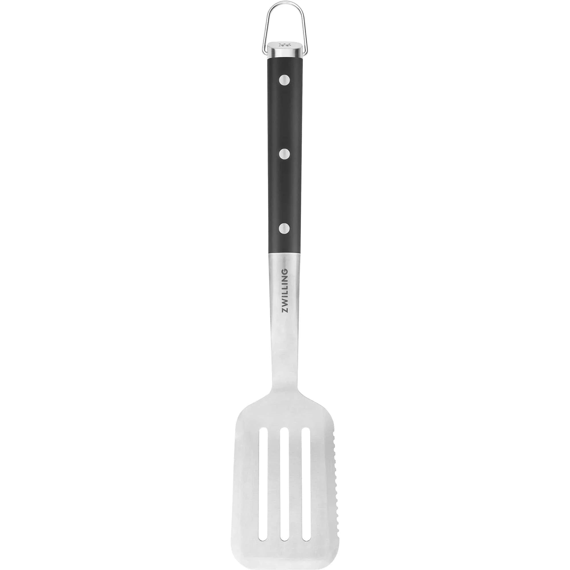 Zwilling BBQ+ 17-inch Triple-Rivet Stainless Steel Grill Spatula with Serrated Edge - Image 6