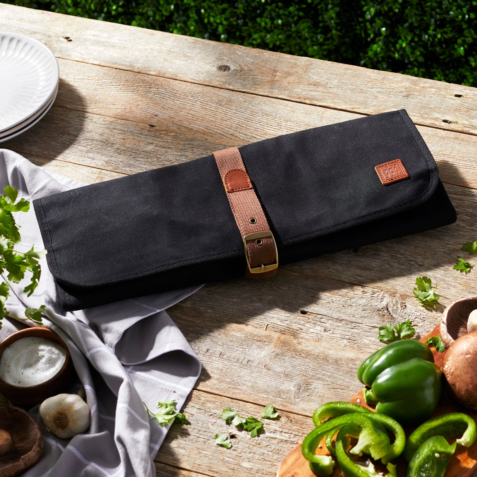 Zwilling BBQ+ Chef's Tool Storage Wrap with Leather Strap - Image 2