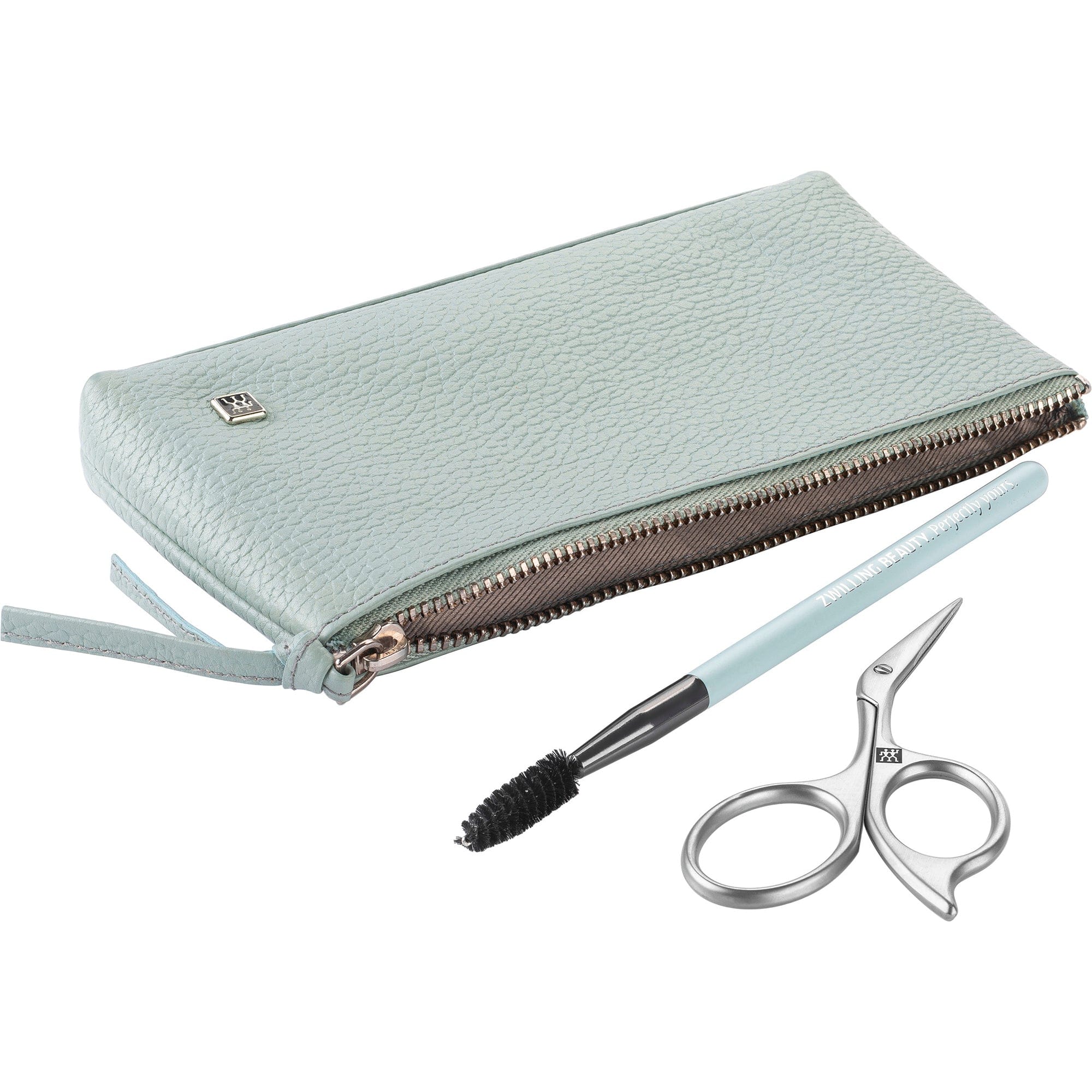 Zwilling Beauty Twinox 3-pc Eyebrow Mint Leather Set - Image 2