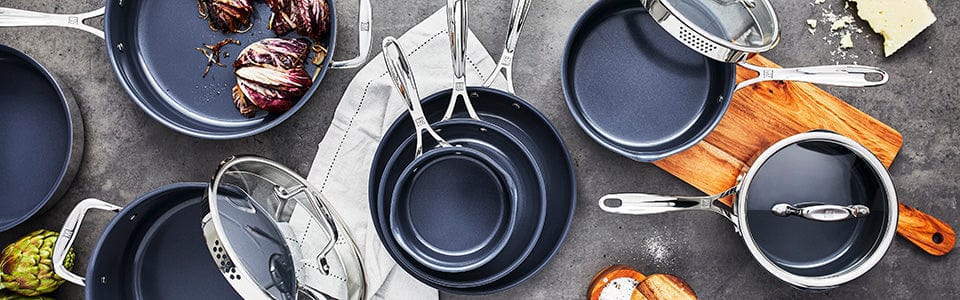 Zwilling Clad CFX 6-qt Stainless Steel Ceramic Nonstick Dutch Oven - Image 2