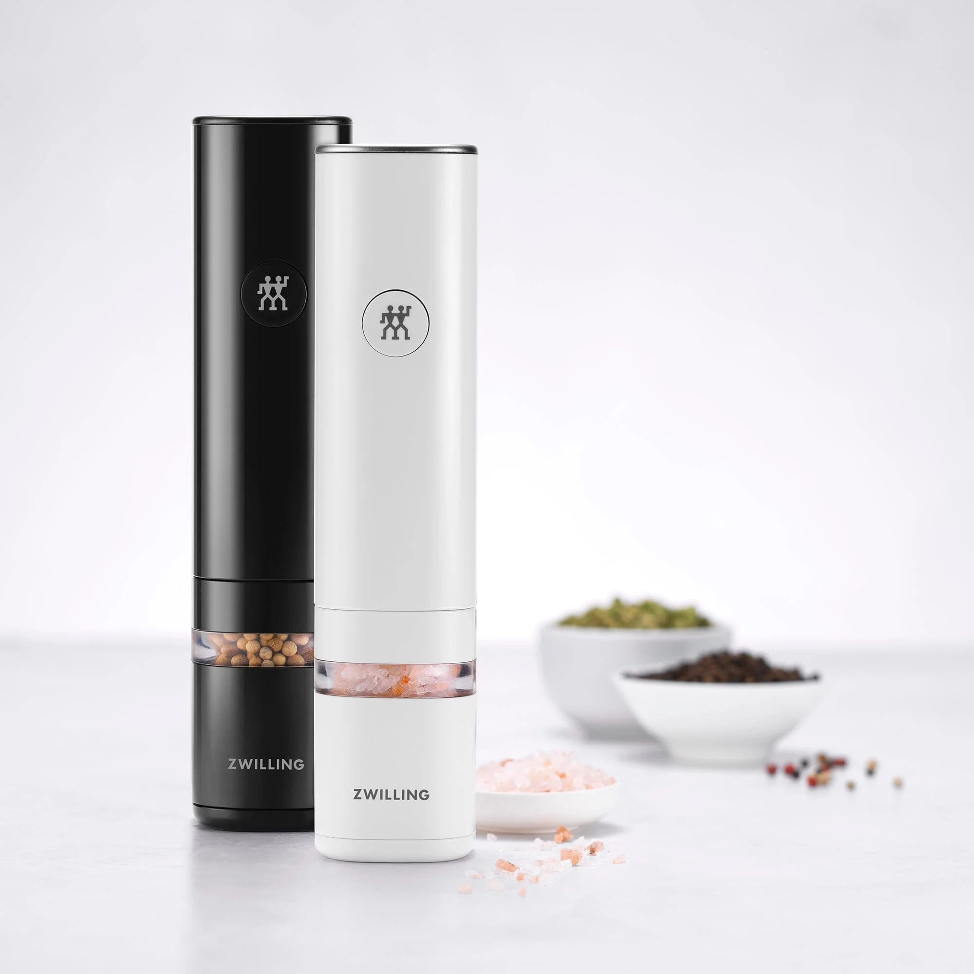 Zwilling Enfinigy 2-pc Electric Salt/Pepper Mill Set - Image 3