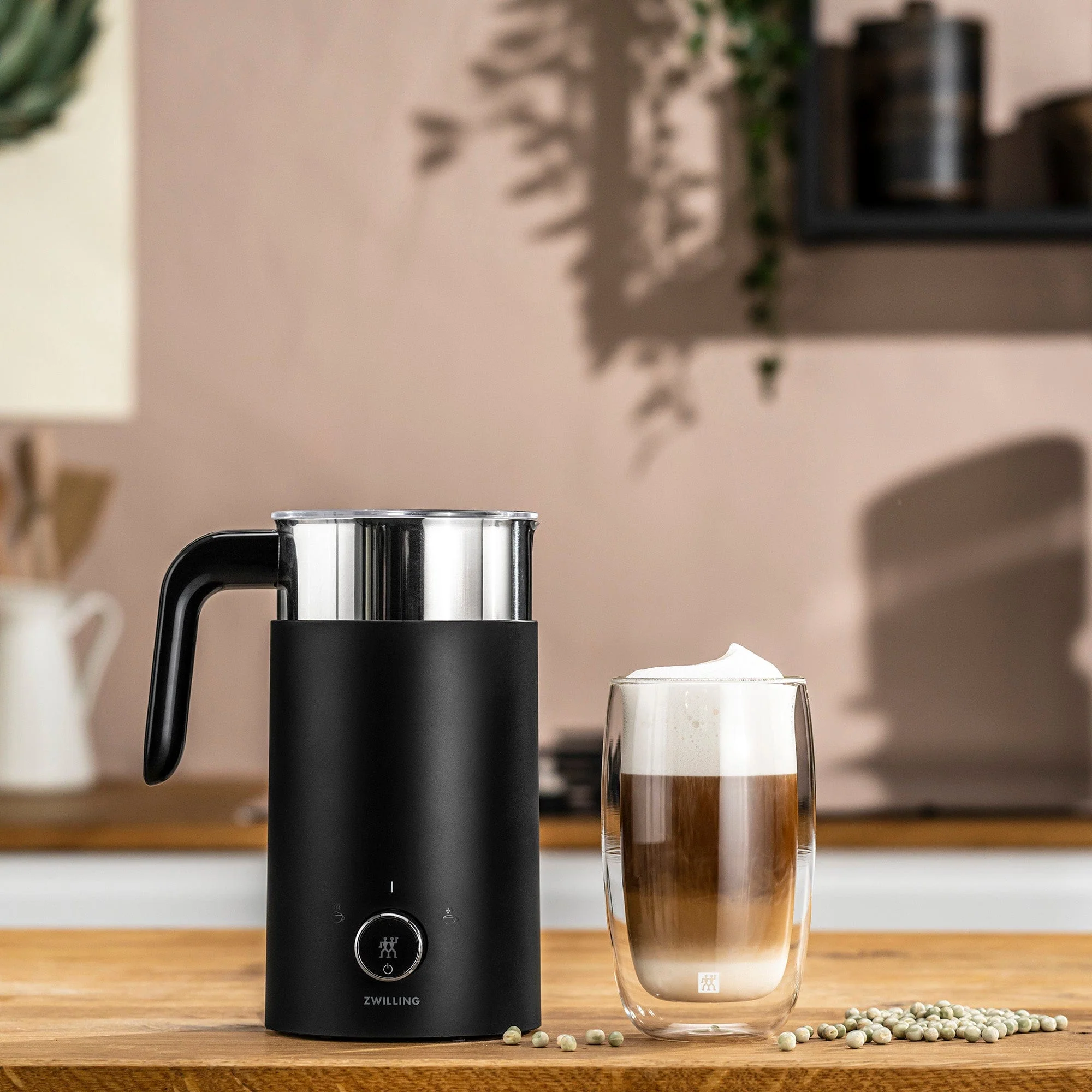Zwilling Enfinigy Cool Touch Milk Frother, Hot and Cold Foam Electric Milk Frother, Velvety, Creamy Microbubbles for Milk and Plant-based Milk Substitutes - Black - Image 5