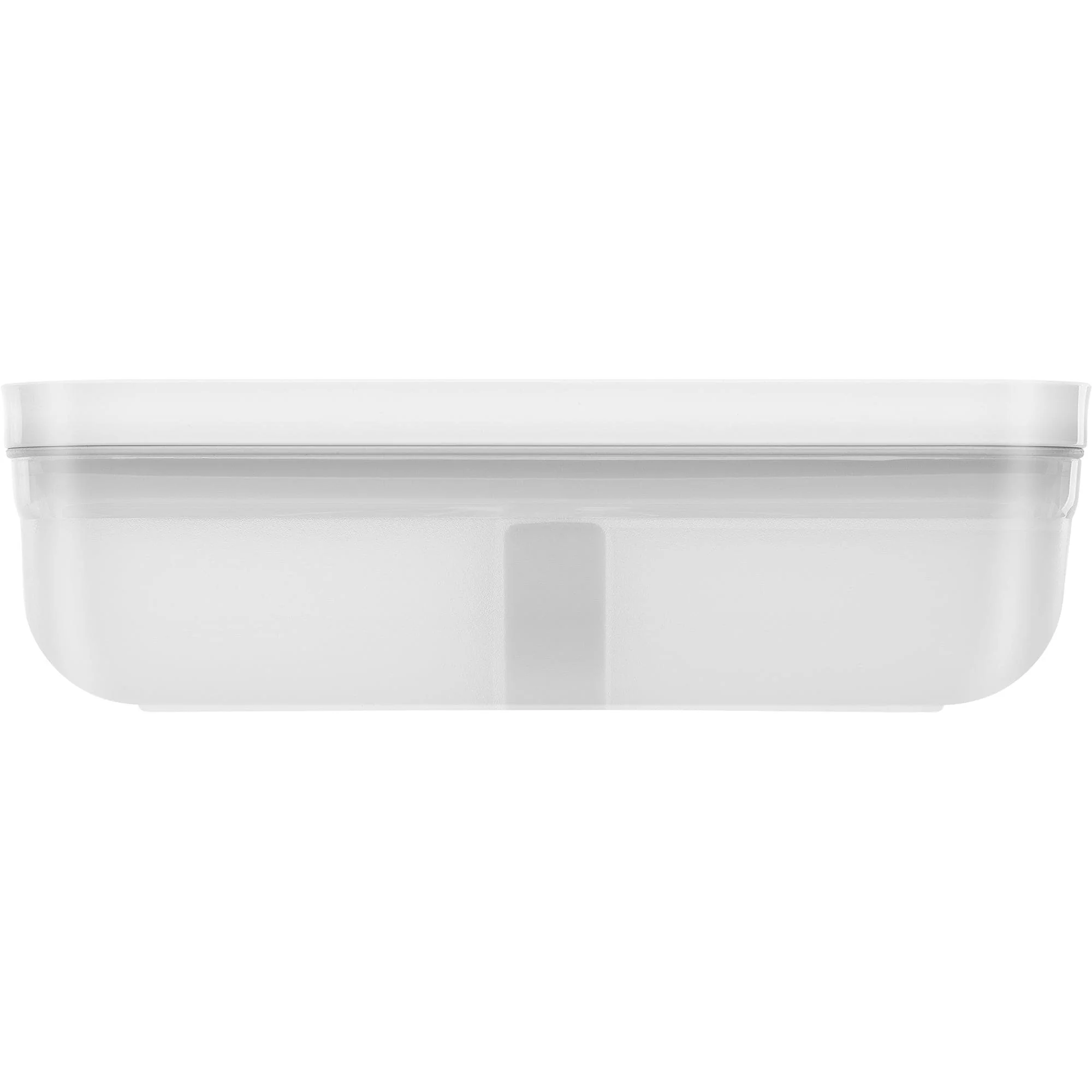 Zwilling Fresh & Save Plastic Flat Lunch Box, Airtight Food Storage Container, Meal Prep Container, BPA-Free, Grey, Semitransparent - Large - Image 2