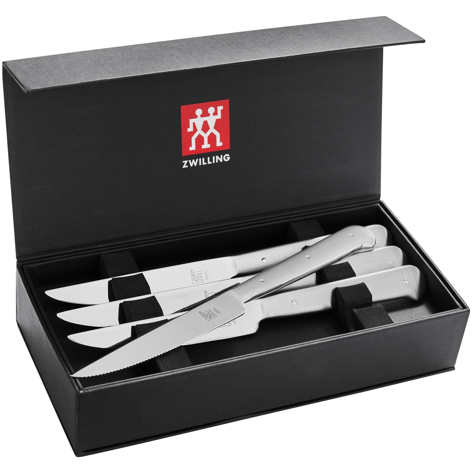 Zwilling Porterhouse Razor-Sharp Steak Knife Set of 8 with Black Presentation Case, Gift Set - Image 2