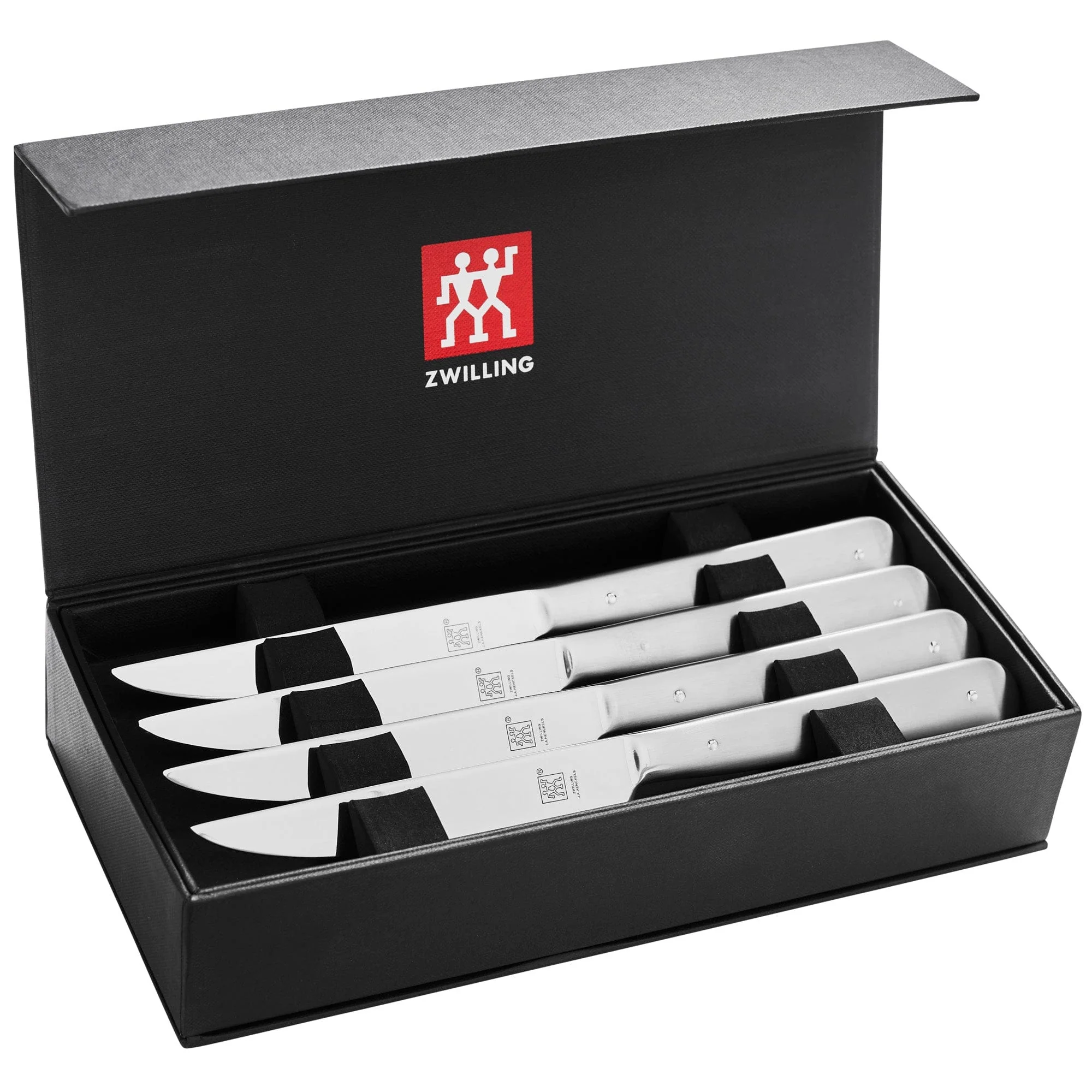 Zwilling Porterhouse Razor-Sharp Steak Knife Set of 8 with Black Presentation Case, Gift Set - Image 3