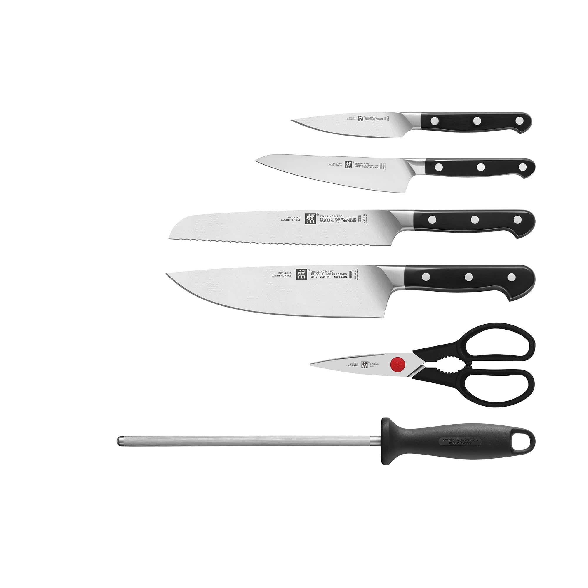 Zwilling Pro 7-pc Knife Block Set - Bamboo - Image 2