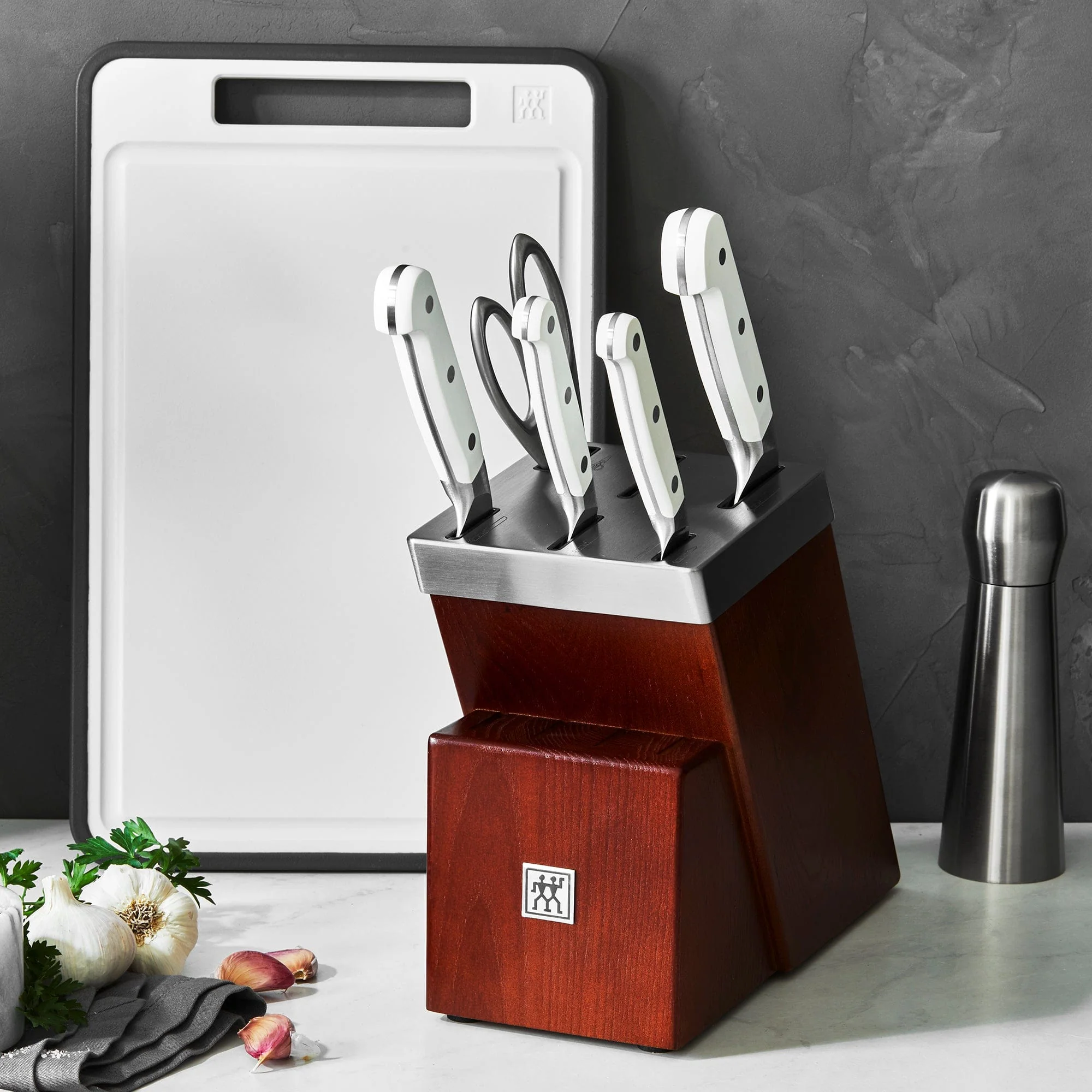 Zwilling Pro Le Blanc 7-pc Self-Sharpening Knife Block Set - Image 3