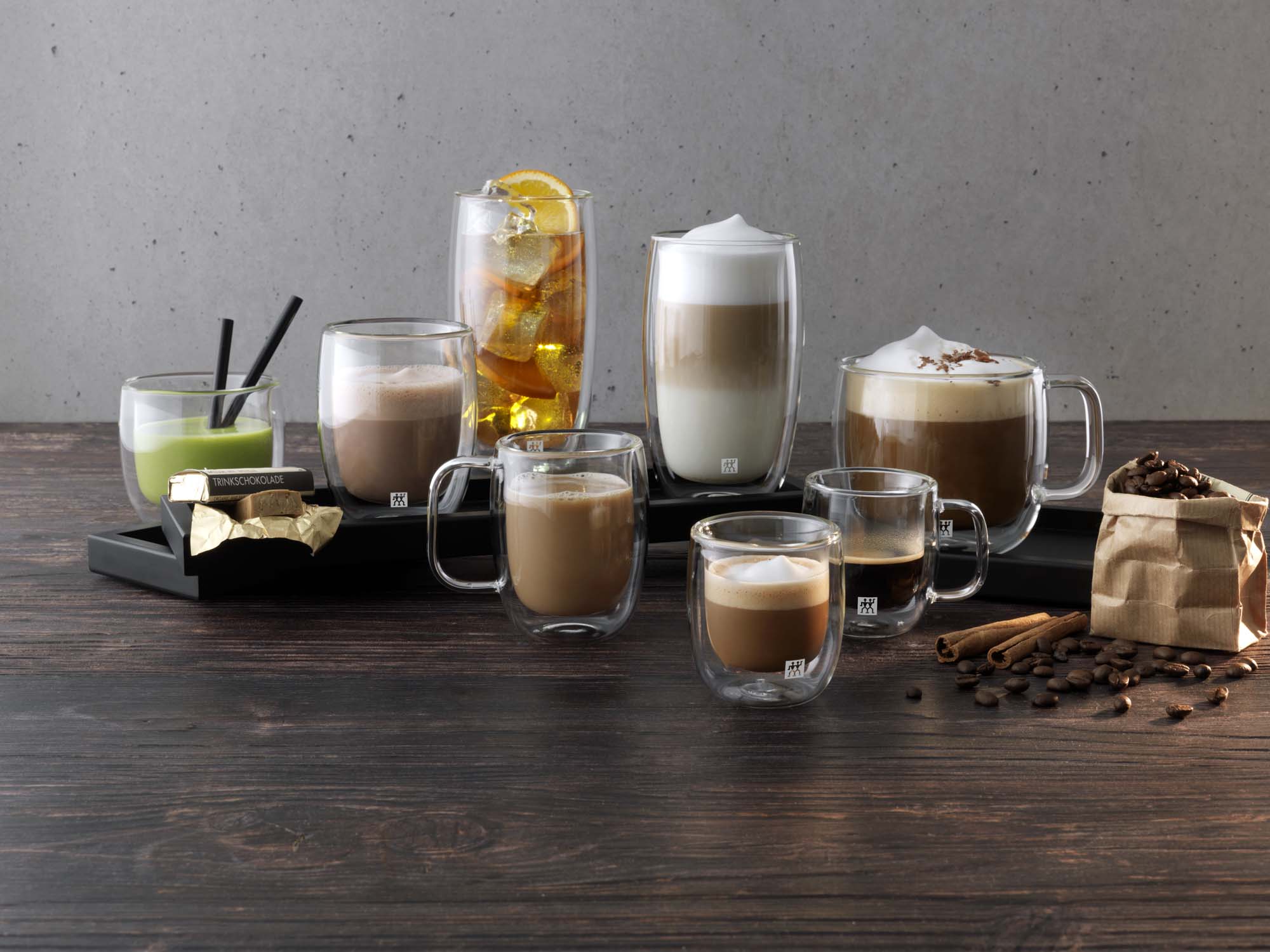 Zwilling Sorrento 2-pc Double-wall Glass Latte Cup Set - Image 5