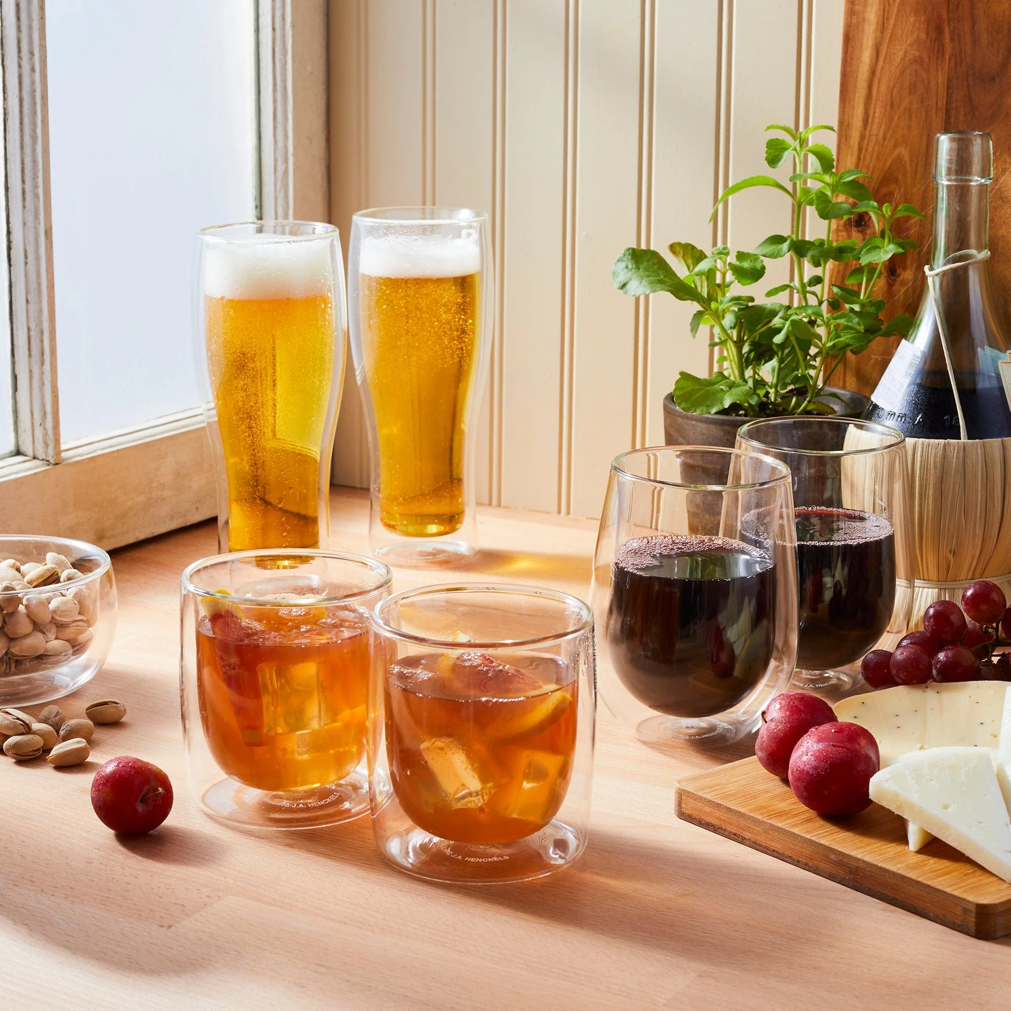 Zwilling Sorrento 6-pc Double-Wall Entertaining Glassware Set - Image 2