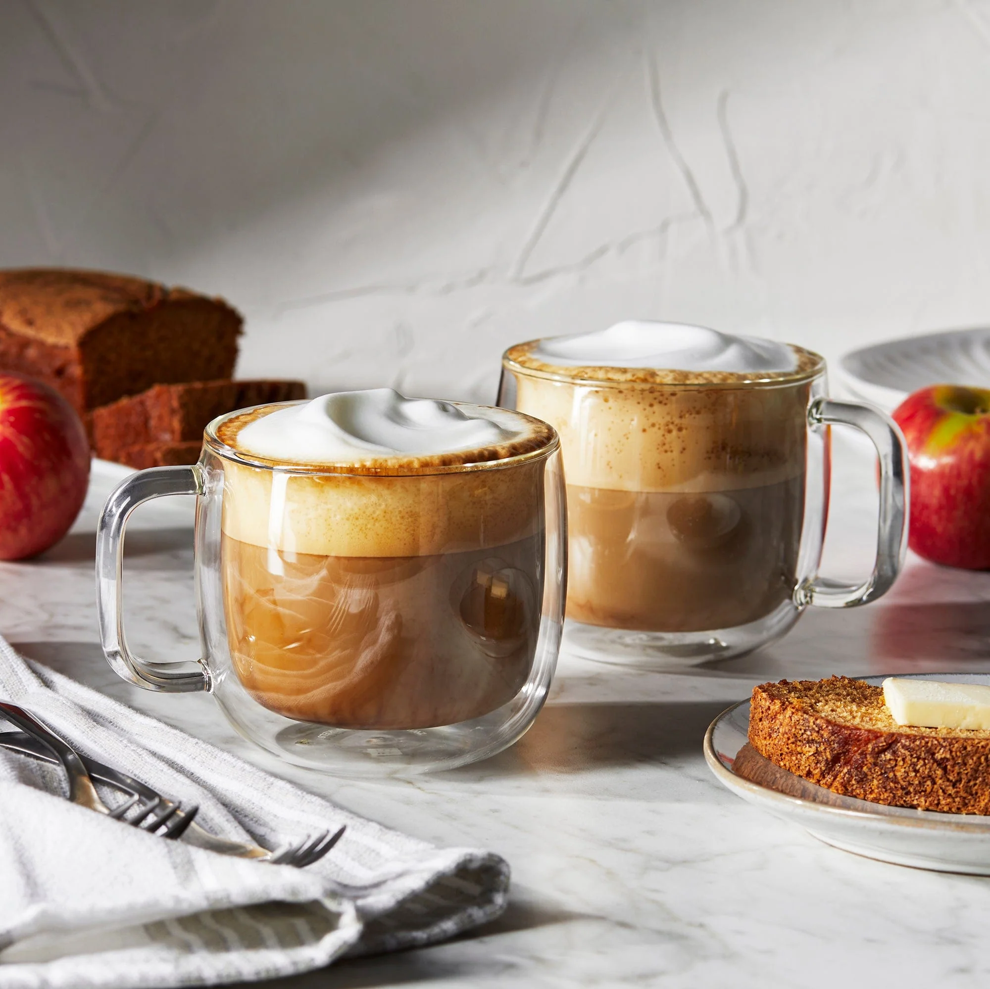 Zwilling Sorrento Plus 2-pc Double-Wall Glass Cappuccino Mug Set - Image 7