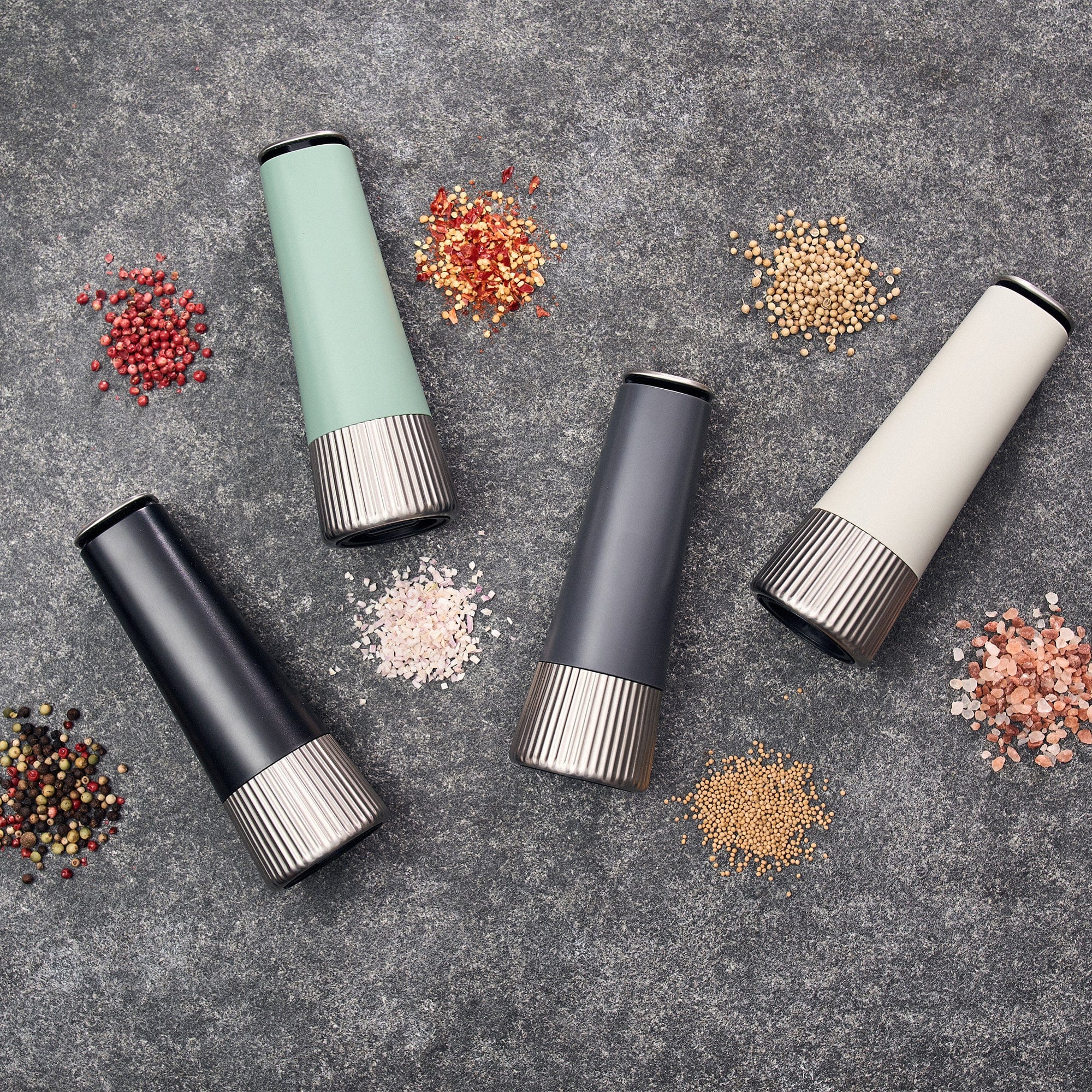 Zwilling Spices Upside-Down Manual Spice Mill, Grey - Image 5